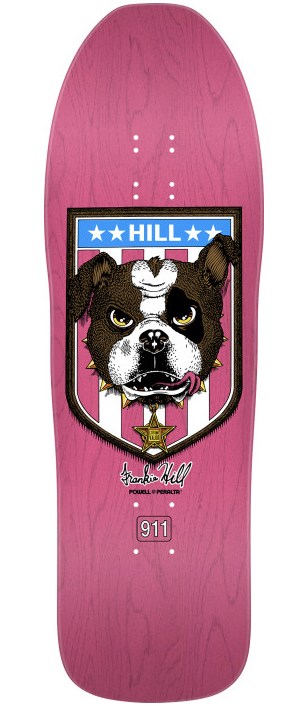 Powell Peralta Frankie Hill Bulldog Green Skateboard Deck 10 x 31.5